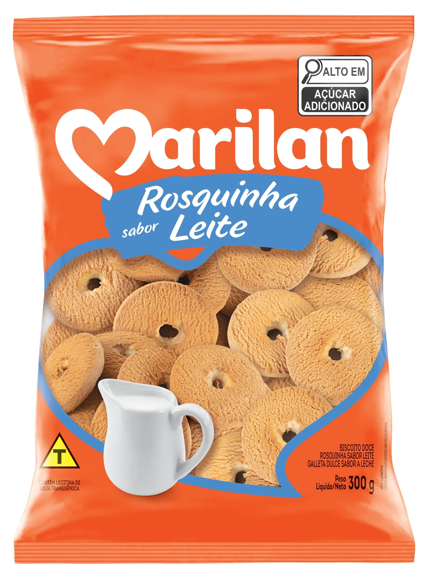 Biscoito Rosquinha Tradicional Leite 300g | Grupo Marilan