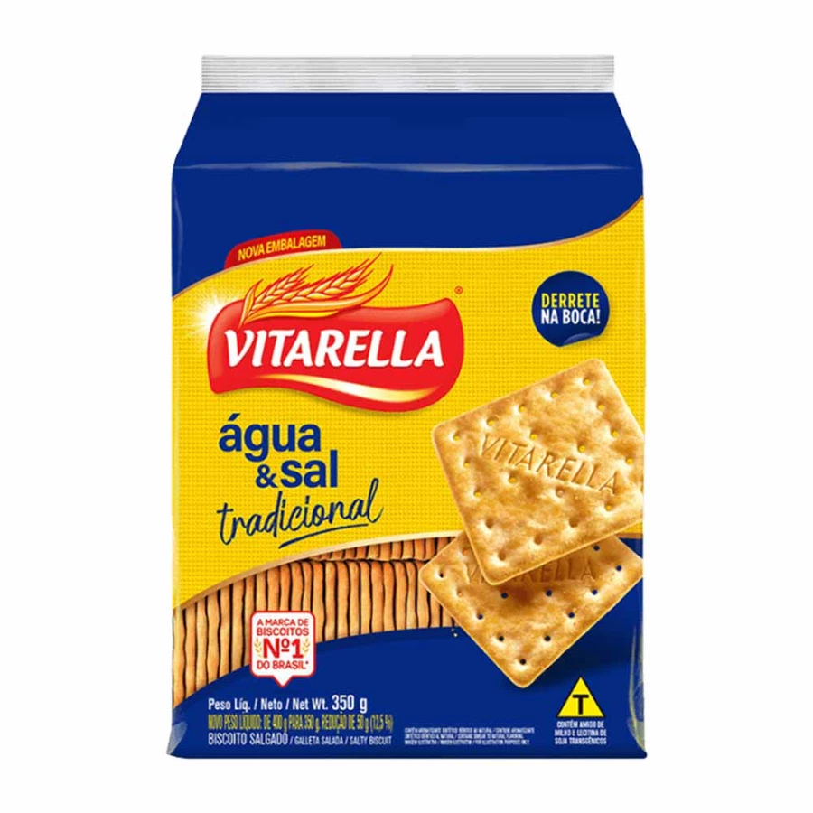 Biscoito água e sal 400g